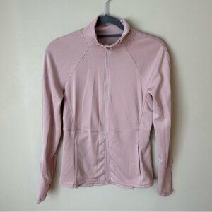 Apana Light Plink Full Zip Track Athletic Jacket Women’s Size Small